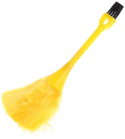 Ipetboom Buddha-staubfeger Staubwedelkopf Staubbürste Antistatisch Staubwedelköpfe Heimbüro Staubsauger Deckenventilator Duster -Tool Sauberer Staubwedel Heimauto Spinnnetz Plastik Gelb