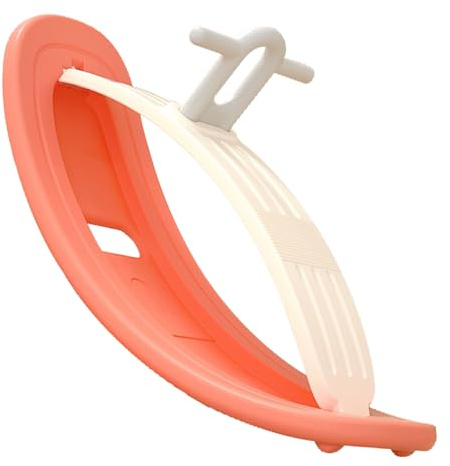 RASTKY Children's Seesaw Rocking Horse Wobble Board for Body Coordination Training Kids Activity Toy (Orange)