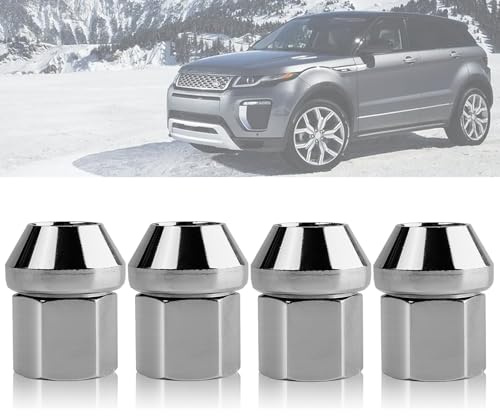 4PCS M14x1,5 LR001381 Chrom Radmuttern for Land Rover Discovery Sport 2015-2022 Freelander 2006-2014 Evoque 2012-2022 Velar 2017-2022 Ford S-max WA6 2006-2014 Auto Radschrauben Zubehör