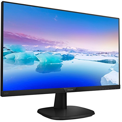 Philips V Line 243V7QSB/93 Écran LED Full HD Plat Noir 60,5 cm (23.8), 1920 x 1080 Pixels, Full HD, LCD, 8 ms, Noir