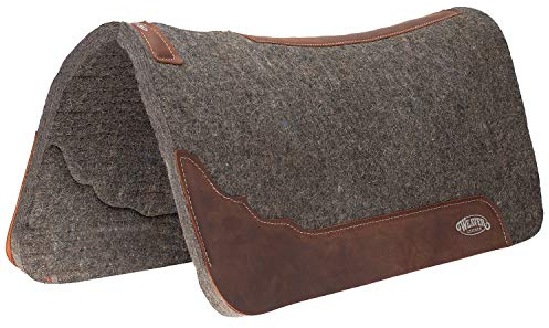 Weaver Leather 35-9321-1 Schabracke aus 100% Wollfilz, 2,5 cm dick, grau, 78,7 x 81,3 cm