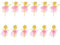 STOBOK 12 STÜCKE Gold Glitter Ballerina Tanzen Mädchen Cupcake Toppers Picks für Hochzeit Brautdusche Geburtstag Party Dekoration