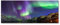 Tulup Glas-Bild Wandbild aus Glas - Wandkunst - Wandbild hinter gehärtetem Sicherheitsglas - Dekorative Wand für Küche & Wohnzimmer 125x50 - Landschaften - Nordlicht - Grün