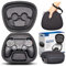 sisma Funda rigida Compatible con Mando Wireless DualShock 4 de Original PS4, Estuche de Viaje para Guardar y Proteger Gamepad, Negro