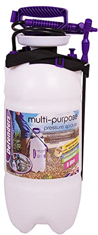Defenders Multi-Purpose Home & Garden Pressure Sprayer with carry Strap – 8L, Ideal for Pesticides, Fungicides, Weed Killer, Cleaning and Home Plant Care