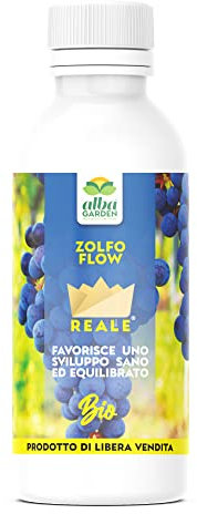 Albagarden - Zolfo Flow Concime Minerale Naturale Liquido, Biologico, Già Pronto da utilizzare contro Oidio Mal Bianco Peronospora Ticchiolatura Per Vite Olivo Agrumi X 1 Kg