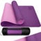 RE:SPORT Yogamatte mit Tragetasche | Gymnastikmatte rutschfest | Fitnessmatte schadstofffrei | Trainingsmatte mit Tragegurt Phthalatfrei 183 x 61 x 0,6 cm