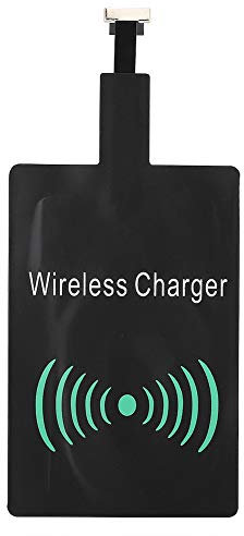 Charging Current Wireless Charger Receiver,500-1000mA,>70% Conversion Rate Qi Receiver,Fast Heat Dissipation,Portable,Fast Charging(Micro usb)