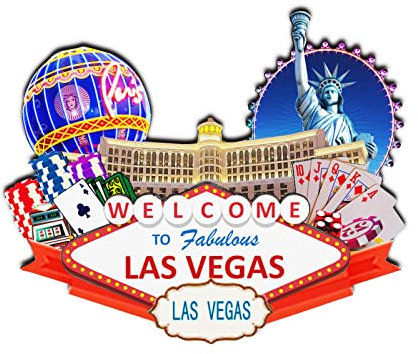 US Las Vegas City Magnet 3D Holz Sehenswürdigkeiten Klassische Kühlschrankmagnete Handarbeit Handwerk Reise Souvenirs Geschenke Kollektionen Home & Kitchen Dekorationen - 4