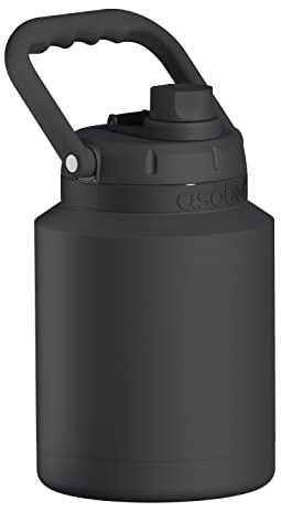 asobu - Mini Jug stainless steel Trinkflasche 1 Liter black