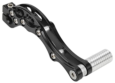 Fydun Kickstarter, Universal Hohe Festigkeit Kickstarter-Pedal Aluminiumlegierung für Motorrad, Roller(Schwarz)