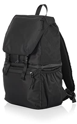 ONIVA Tarana Rucksack Kühler aus recyceltem Material, weicher Kühlrucksack, recycelter Kühltasche, (Carbon Black)