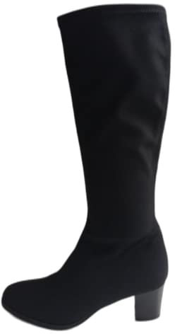 Stivale donna Cinzia Valle confort art. 3913 tacco 50 tessuto elasticizzato colore nero n. 37