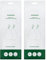 SONGMICS - Bolsas de basura resistentes, bolsas de basura con enlaces deslizantes para basura de cocina 25L, preseparadas, código de la bolsa 025A01, 2 rollos, 80 piezas, blanco KRB025A02