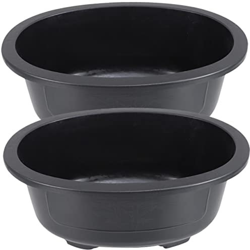 Cabilock Grand Pot Ovale pour Bonsaï - Pots De Jardin en Plastique pour Pépinière