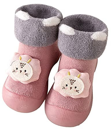 Allbestop Bottines Bébé Unisex,Chausson Noel Enfant Bottines Bebe Fille Sandales D'Été pour Enfant Moon Boots Promo Basket Homme 42 Chaussure Orthopédique Femm(Rose,22)