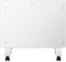DONYER POWER 1000W Small Convector Heater, Ultra-thin Wall-mounted or Freestanding, Ultra-white Glass Panel