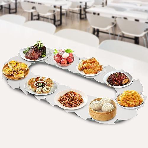 Plato Giratorio Manual De 360°, Plato Giratorio para Mesa De Comedor para Comedor De 1 M/3,28 Pies, Bandeja Giratoria De Mesa Plato Grande para Servir, Plato Giratorio Antideslizante para Compartir