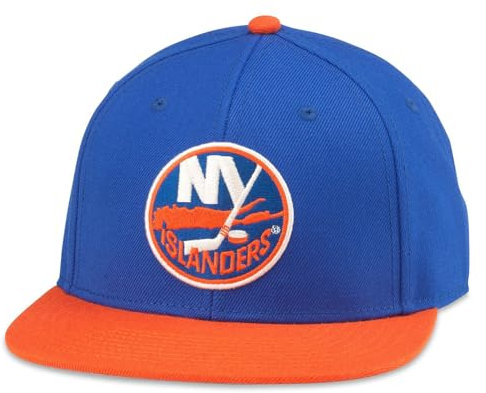 AMERICAN NEEDLE NHL National Hockey League Archive 400 Adjustable Snapback Baseball Hat, New York Islanders (Königsblau/Orange), Einheitsgr��e