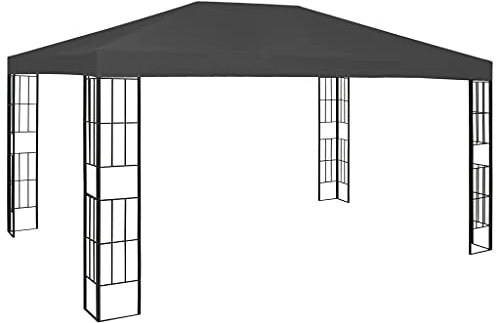 Camerina Cenador Gris Antracita 3x4 m Pergola Bioclimatica Carpas para Exteriores Pergolas Impermeables Exterior