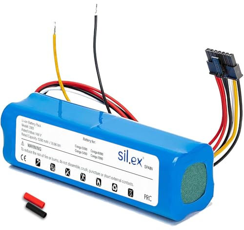 Anakel Home Silex Spain Repuesto de Batería Compatible con Conga 5090 5490 6090 7090 | Capacidad 5200 mAh 76.96 WH 14.8V Gran Capacidad y Duración | Fácil Instalación