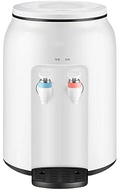 SilteD Water Cooler & Dispenser with tap, Bottle-Fed Deluxe Ambient and Cold Water Dispenser, Hot & Cold Water Dispenser, for Home Gatherings School Office black