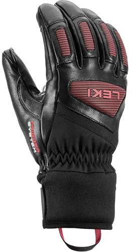LEKI Damen Griffin Pro 3D Handschuhe, Black-rosé, 6.5