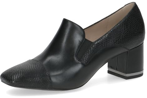 Caprice Damen Pumps aus Leder Karrèe