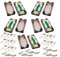 BIGtec CAT.7 LSA Verbinder 5 Stück Connection Box für Verlegekabel Netzwerkkabel Verbindungsmodul Verbindungsstück für Kabel CAT.5 CAT.6 CAT.7 geschirmtes Gehäuse Installationskabel