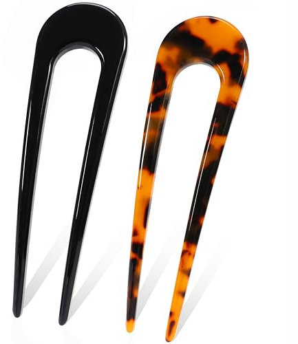 2 horquillas francesas para el pelo, horquillas francesas grandes, horquilla francesa, para mujeres y niñas