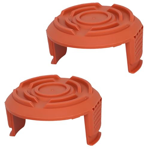 2 Stück Rasentrimmer Spulenkappe Kompatibel mit WORX 20V Grass Trimmers WG180/WG163/WG175,Spulenabdeckung Ersatzteil