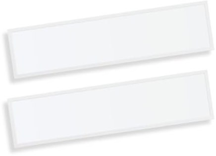 LUXULA 2er Pack LED Panel 120x30cm - 4000K Neutralweiß 40W 4400lm - UGR<19 blendfrei - flimmerfrei - Backlit - Rasterleuchte Einbaupanel für Rasterdecke - inkl. 230V Netzteil