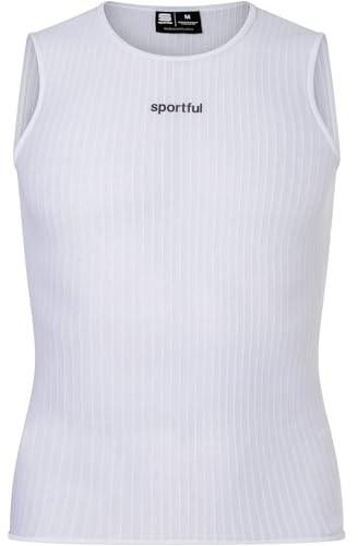 Sportful Herren Pro Baselayer Tanktop, White, M