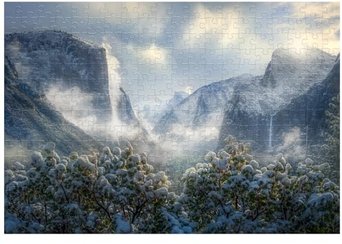 Tolles Puzzle für Erwachsene, 300 Teile, Yosemite Schneesturm-Puzzles für Erwachsene, Spielzeug, Geschenk, Familiendekoration, Kinderpuzzle