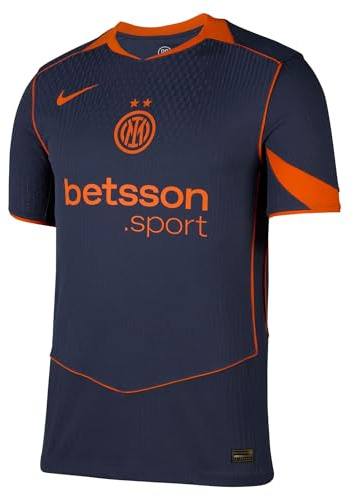 NIKE Inter Mailand 2025/26 Match Third Dri-Fit ADV Total 90 Authentic Fußballtrikot Für Herren, Thunder Blue/Safety Orange/Safety Orange, HM3196-438, M