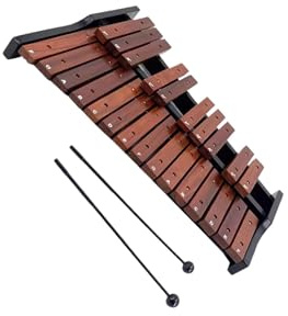 kesurpae Sicheres Glockenspiel für Kinder – ein Schlaginstrument, das Rhythmusgefühl und spielerisches Musizieren fördert und Kindern das Erlernen und, mit Tasche, 58 x 47 x 8 cm