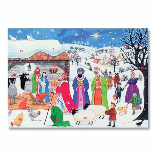 Alison Gardiner, Jesus Is Born Advent Card