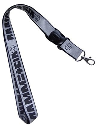 Rammstein Klassik Schlüsselbund Lanyard, grey, one size