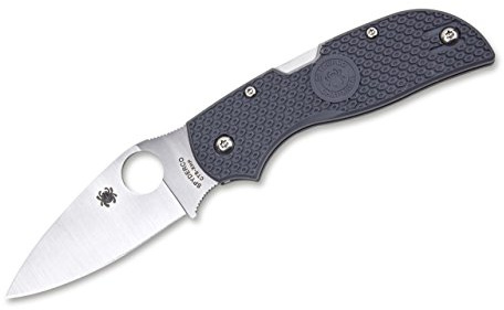 Spyderco 01SP338 Erwachsene Chaparral Lightweight Taschenmesser, grau, One Size