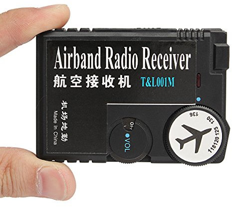 MASUNN 118Mhz-136Mhz Air Band Radio Receiver Aviation Receiver For Airport Ground