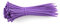 UKCable-Ties 50x Purple Cable Ties 200mm x 4.8mm Zip Tie Wraps Nylon Plastic