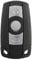 JenNiFer 3 Buttons Remote Key Fob With Cr2025 Battery For Bmw 1 3 5 6 7 Series E90 E92 E93