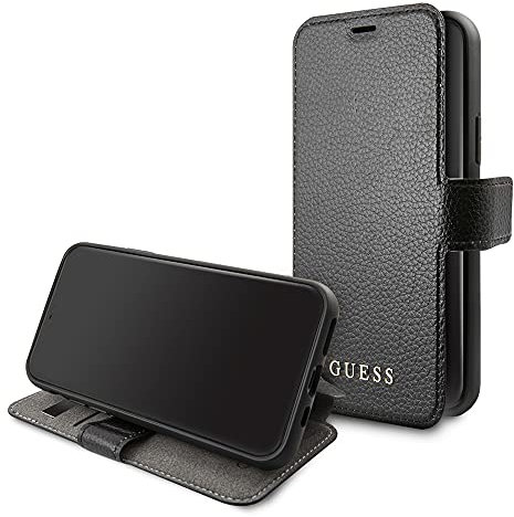 GUESS Iridescent Collection GUFLBKSN58IGLBK Book-Style Case for Apple iPhone 11 Pro Black