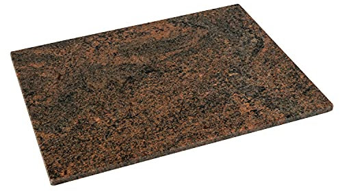 DiConcetto Tabla de cortar de granito, placa de piedra, placa de granito, bandeja para servir, 40 x 30 x 1, granito multicolor
