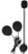 YONGYAO Auriculares de intercomunicador BT-S2 de Tubo Duro con Micrófono BT-S1 BT-S3 Type C versión para Moto Casco Interphone