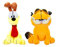 PMS Garfield und Odie, Super Soft, Kinderspielzeug, 25 cm