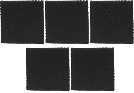 TOPINCN 5pcs Lawn Mower Air Filters, Air Filter Cotton 98760 Air Particles Fine Dust Brush Cutter Trimmer Air Filter Cotton Fit for Ryobi 98760 98760a Engine (Black)