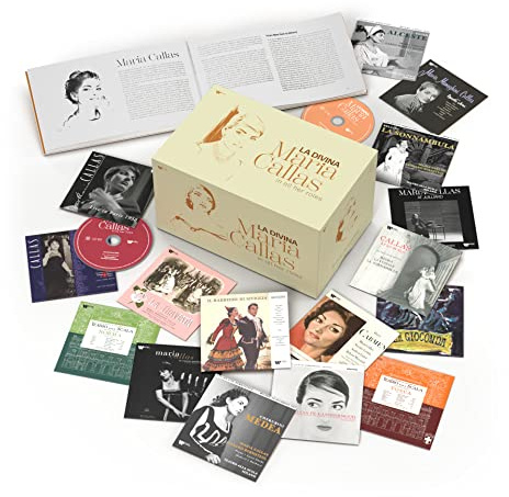 Maria Callas-La Divina in All Her Roles (Deluxe Edition, 131 CD + 3 Blu-Ray + 1 DVD)