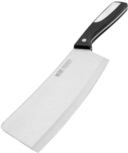 RESTO 95319 Hackmesser 17,5 cm aus gehärtetem Edelstahl - Fleischmesser - professionelles Messer mit spezieller Hochleistungsklinge - für Küche und Restaurant
