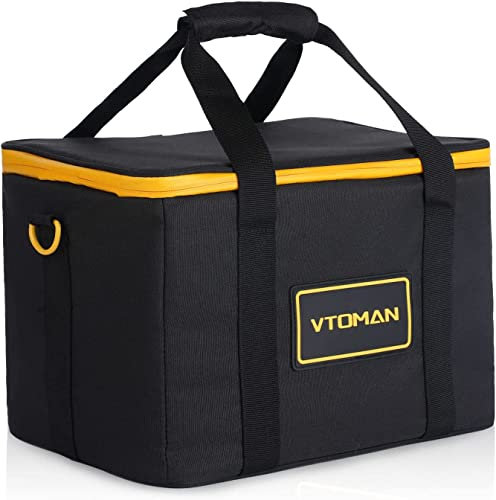 VTOMAN Bolsa de transporte para estación de energía portátil Jump 600X, color negro (Jump 600X no incluido)
